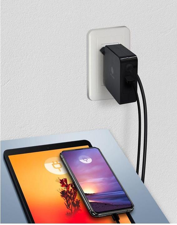 Produktbild Icy Box IB-PS101-PD Universal Notebook Netzteil USB-C 90W 1,8m Kabel (90 W)