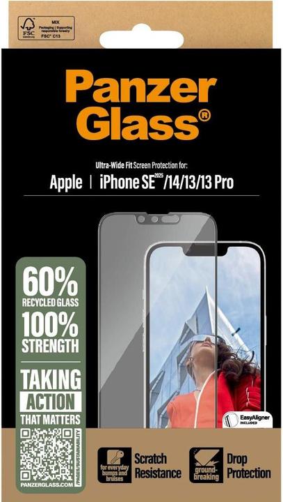 Produktbild PanzerGlass Displayschutz (1 Stück, Apple iPhone 14, Apple iPhone 13 Pro, Apple iPhone 13, Apple iPhone 16e, Apple iPhone SE)