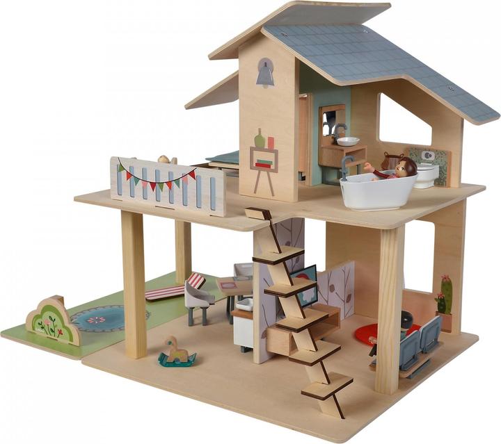 Produktbild Eichhorn Puppenhaus mit Möbeln