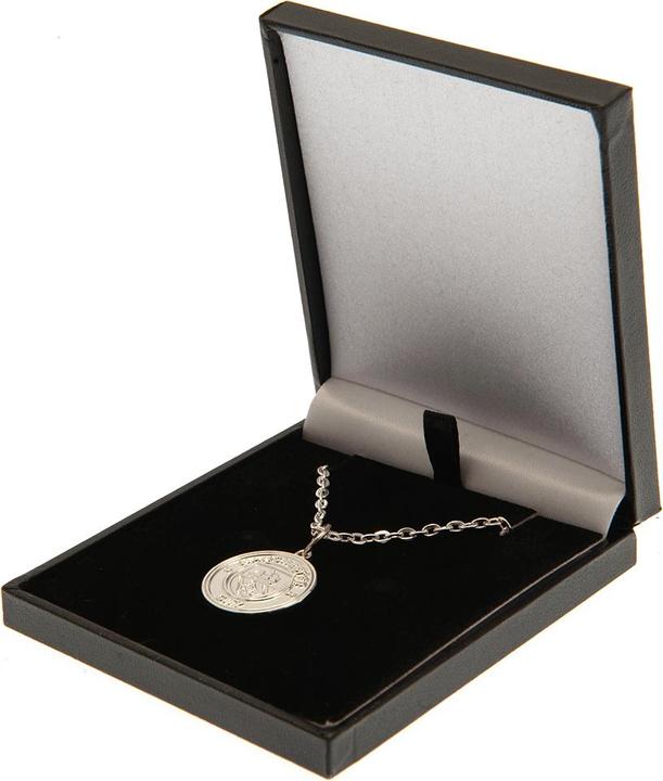 Immagine prodotto Manchester City FC Collana e ciondolo Crest placcati argento (100% materiale sintetico)