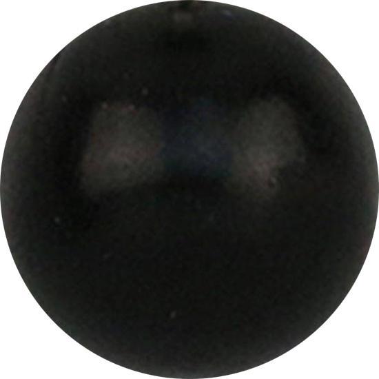 Star Piercing Kugel aus schwarzem Horn (Organisch, ohne Messing)