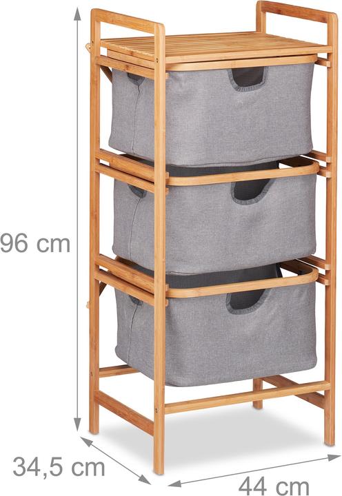 Produktbild Relaxdays Wäschesortierer (74 l)