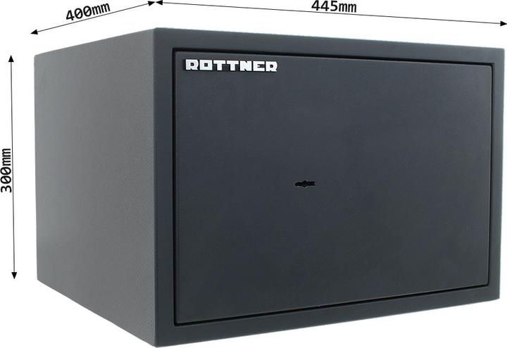 Produktbild Rottner Möbeltresor S2 PowerSafe 300 Doppelbartschloss (24 l)