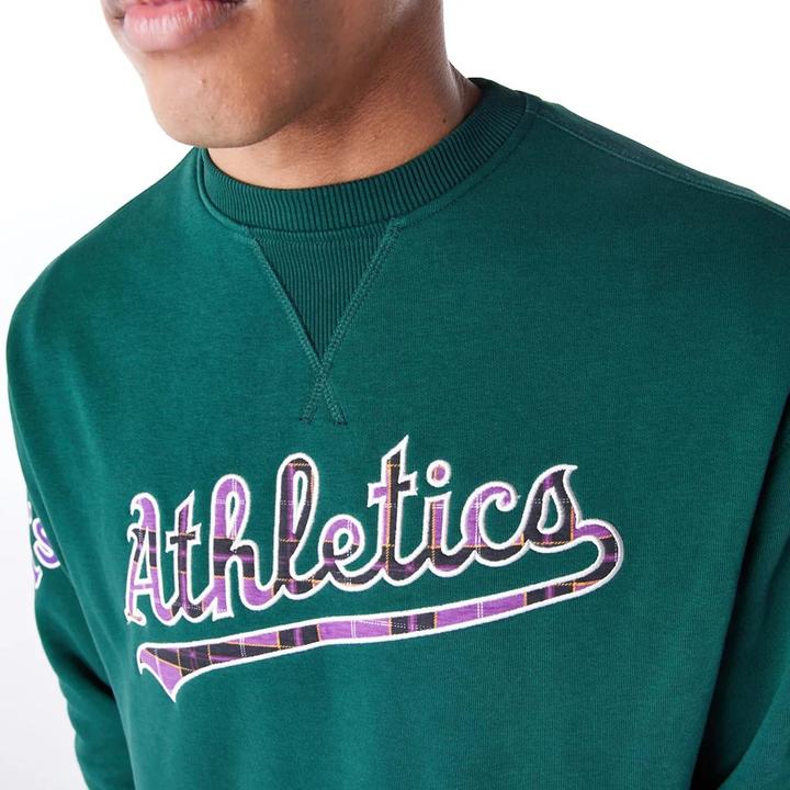 Actual product image New Era weathirt oakland athletic mlb tartan infill (S)