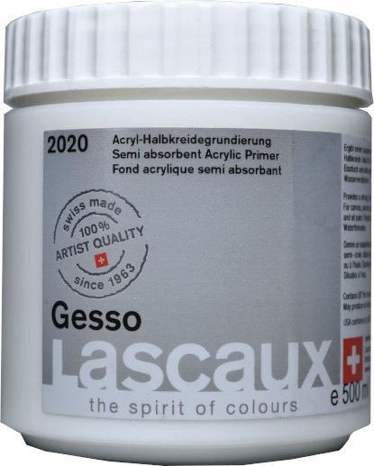 Image du produit Lascaux GESSO C2020 (Blanc, 500 ml)