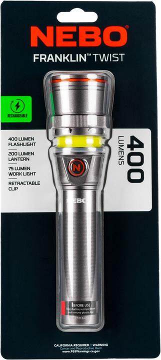 Produktbild Nebo Franklin Twist Rc (17.90 cm, 400 lm)