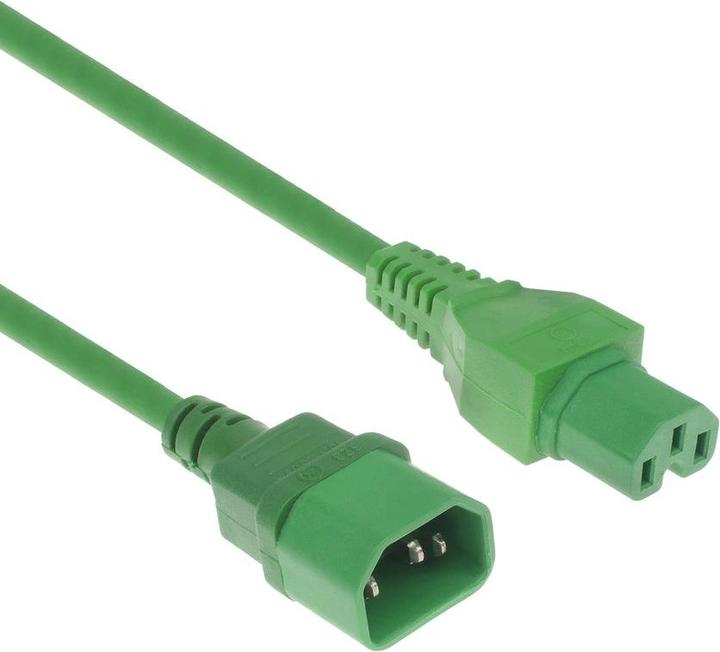 Image du produit Câble d'alimentation C14 - C15 vert 0.6 m (0.60 m)