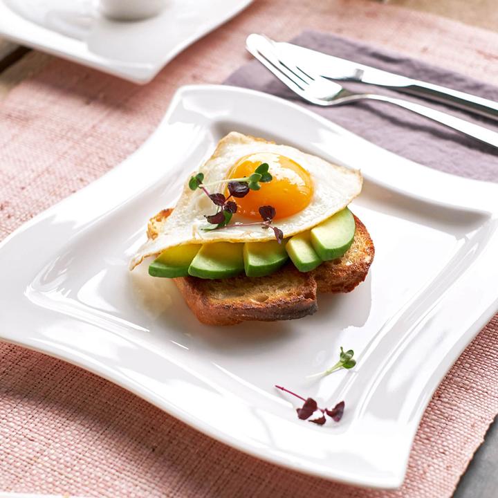 Actual product image Villeroy & Boch Frühstücksteller Quadrat NewWave (1 x, 24 cm)