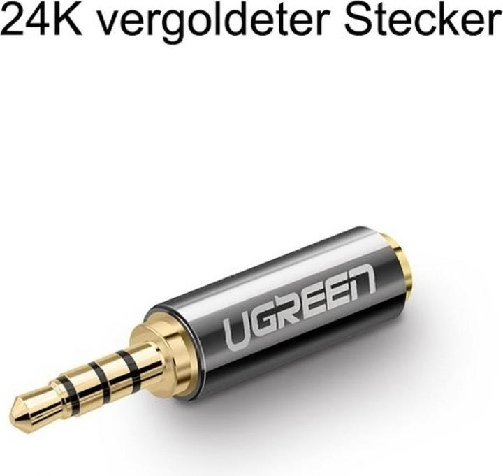 Produktbild Ugreen 3.5 mm Klinke – 2.5 mm Buchse (Klinkenadapter)