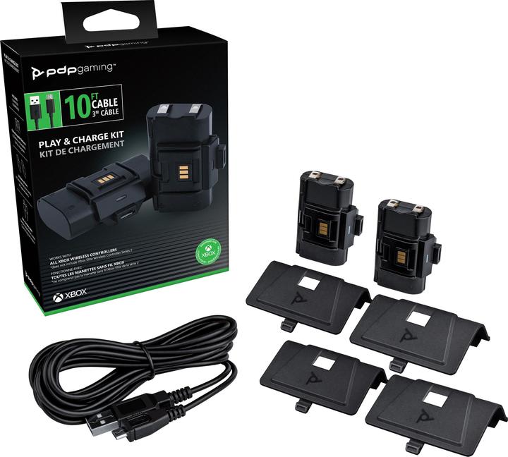Produktbild PDP Play and Charge Kit (Xbox Series X, Xbox One X, Xbox One S, Xbox Series S)