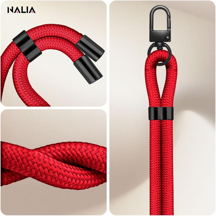 Actual product image Nalia HoldMe Lanyard Handykette - Universal Trageband für Smartphones - Verstellbar, Soft & Elastisch