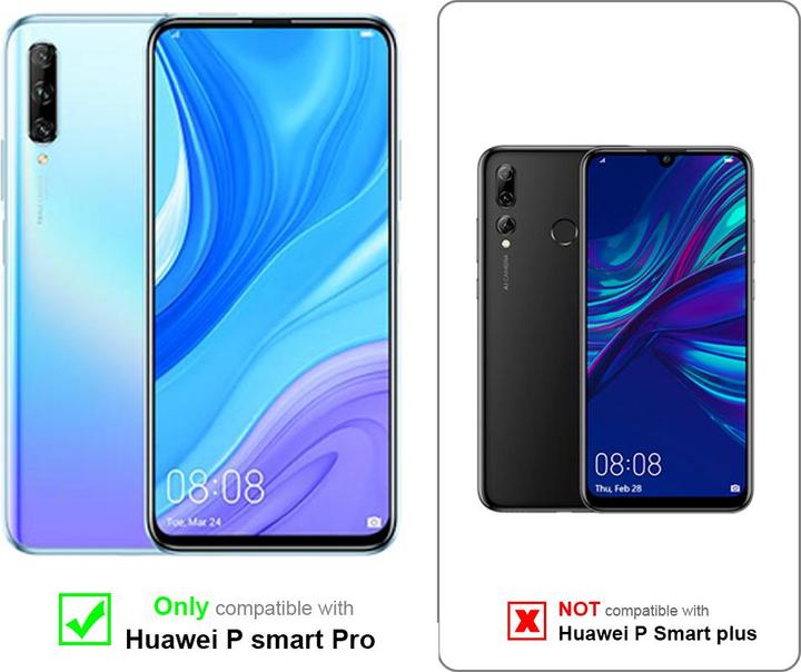 Image du produit Cadorabo Coque pour Huawei P SMART PRO universel avec Clip (Huawei P Smart Pro)