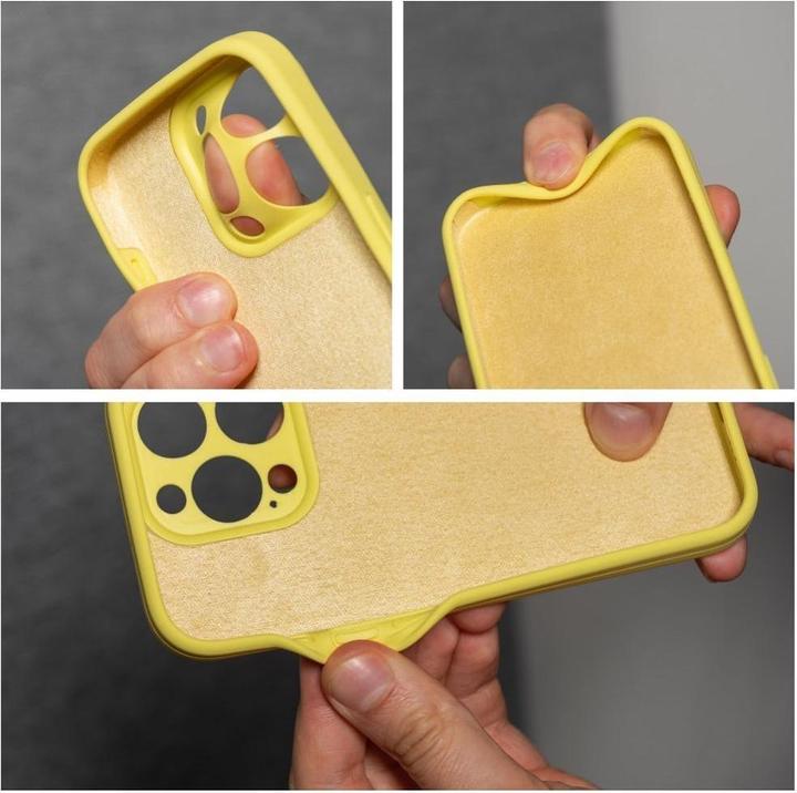 Produktbild OEM Back panel cover Case SILICONE 2mm for IPHONE 11 lemon (Apple iPhone 11)