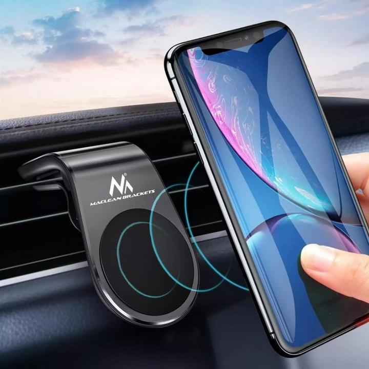 Actual product image Maclean Universal Car Mobile Phone Holder for Ventilation Car Magnet Magnet Holder Smartphone Mobile Phone