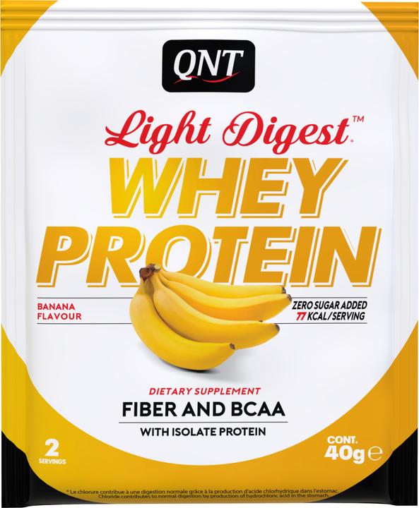 Actual product image QNT Light Digest Whey Protein (Banana, 1 pcs., 40 g)