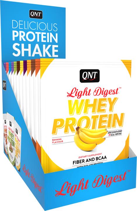 Actual product image QNT Light Digest Whey Protein (Flavour Mix, 16 pcs., 640 g)