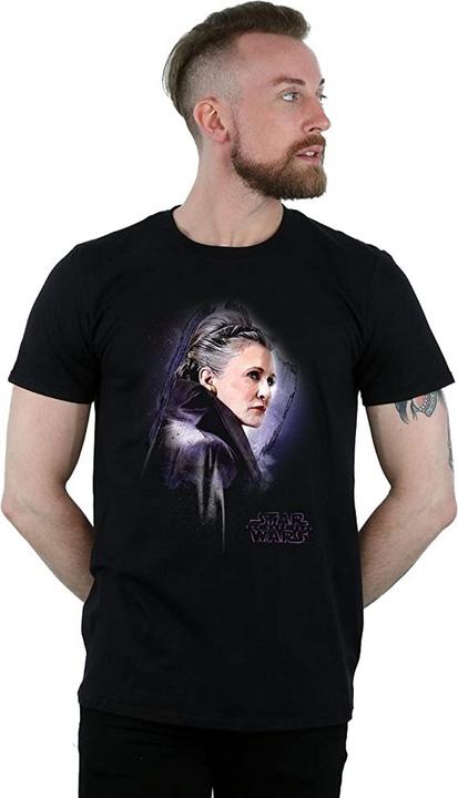 Actual product image Star Wars Mens Princess Leia Brushed Cotton T-Shirt (L)