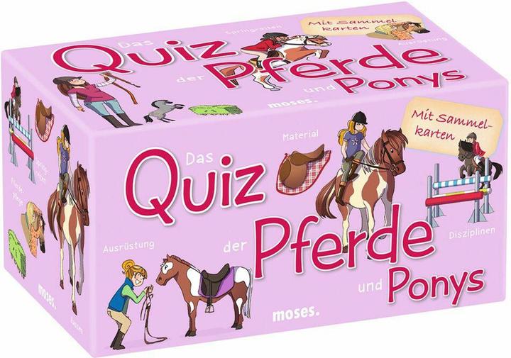 Actual product image The quiz of the horses and ponies (German)