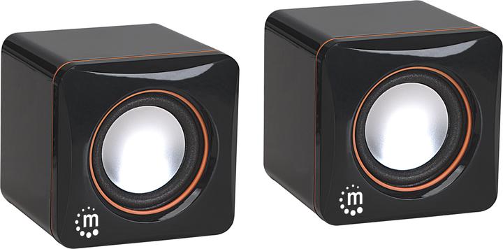 Produktbild Manhattan 164825 Lautsprecher 6 W Schwarz Verkabelt