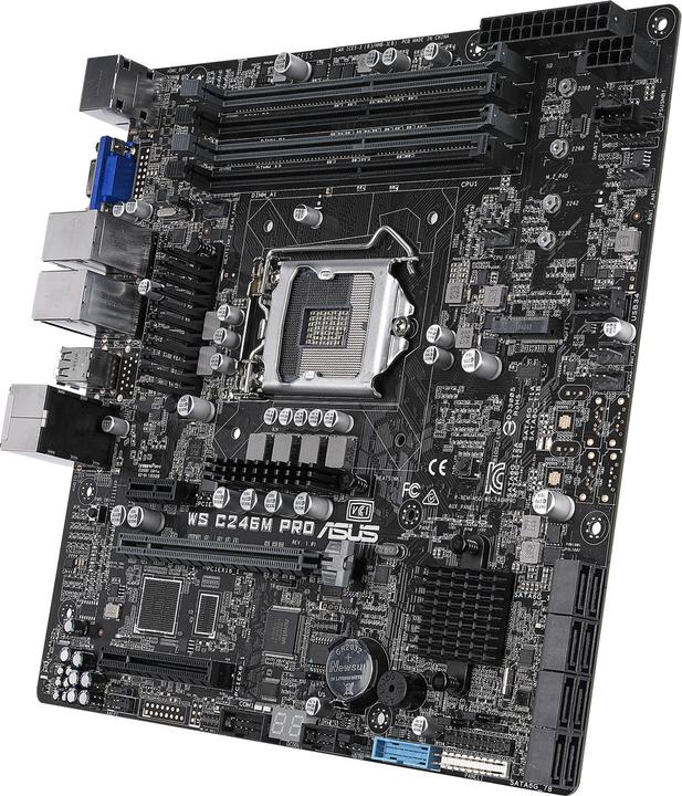 Image du produit ASUS C246M PRO (LGA 1151, Intel C246, mATX)