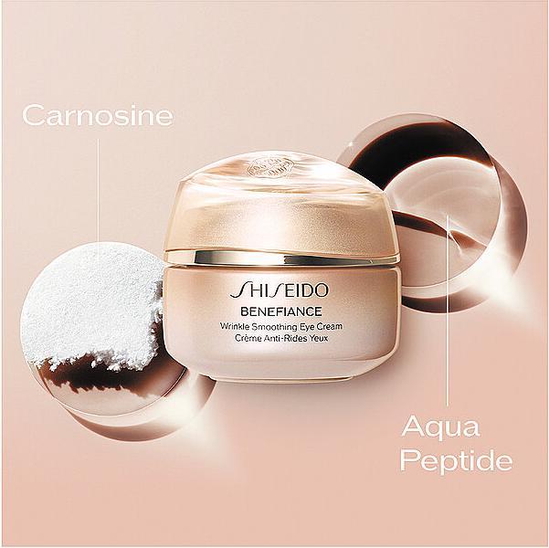 Image du produit Shiseido Benefiance Wrinkle Smoothing Eye Crème (re) 15 ml (Crème, 15 ml, Jour + nuit)