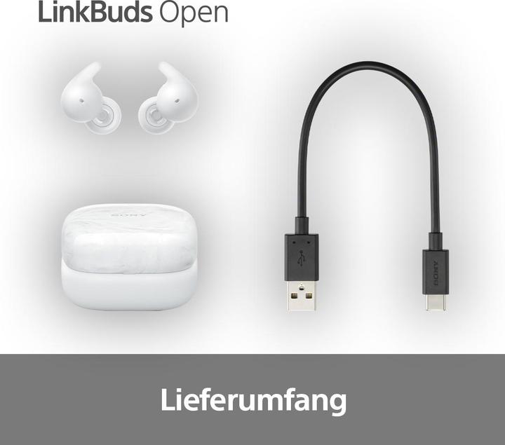 Actual product image Sony LinkBuds Open (No noise cancelling, 8 h, Wireless)