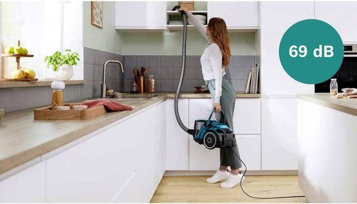 Produktbild Bosch Hausgeräte Serie 6, Beutelloser Staubsauger, ProFamily, Blau, BGC41XFMLY