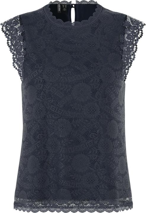 Actual product image Pieces Pcolline Sl Lace Top Wvn Noos (XL)