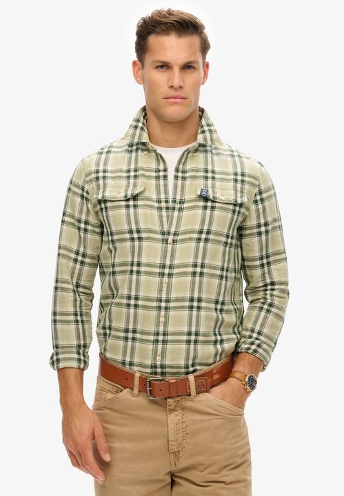 Immagine prodotto Superdry The Merchant Store – Karohemd aus Leinen (M)