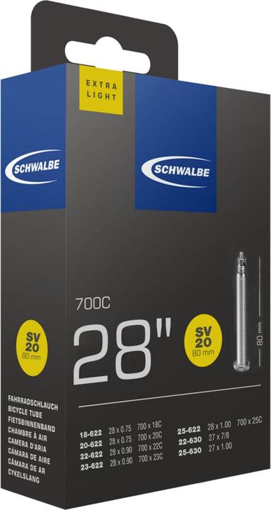 Produktbild Schwalbe Sv 20 (Presta (SV), 28", 80 mm)