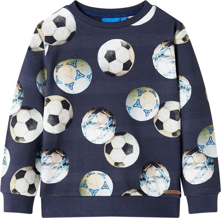 VidaXL Kinder-Sweatshirt Marineblau 128,Material: 95 % Baumwolle. 5 (128)