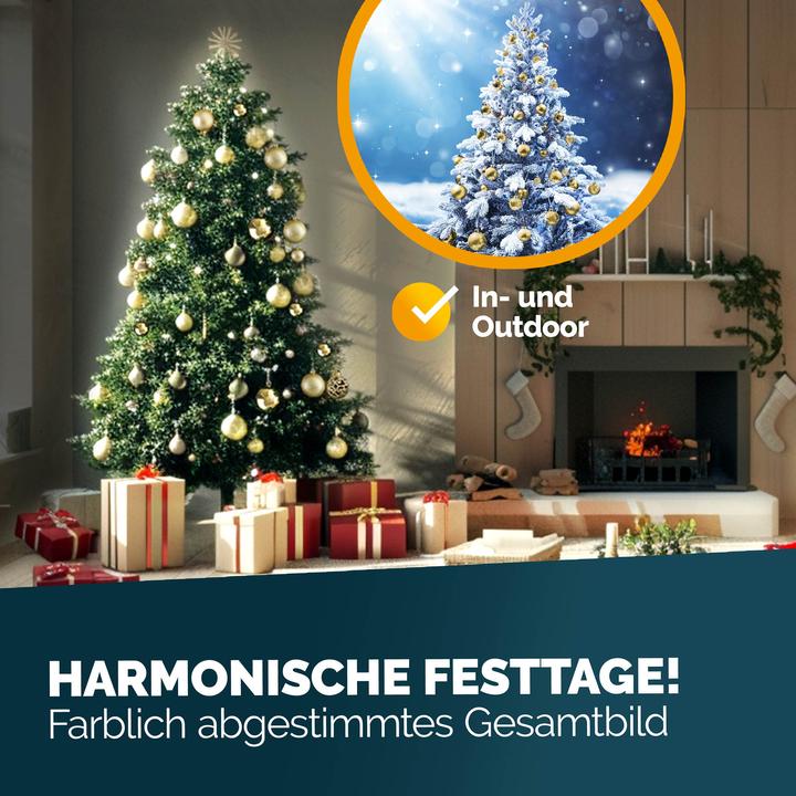 Image du produit Deuba Boules de sapin de Noël (100 -pièce)