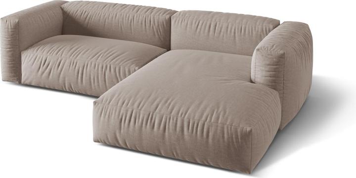 Actual product image Micadoni Modular Right Corner Sofa, "Martina", 2 Seats, 283x176x75 Made in Europe (Corner sofa)