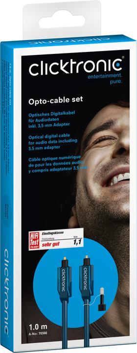 Immagine prodotto clicktronic Set di cavi optoelettronici (1 m, Ottico)