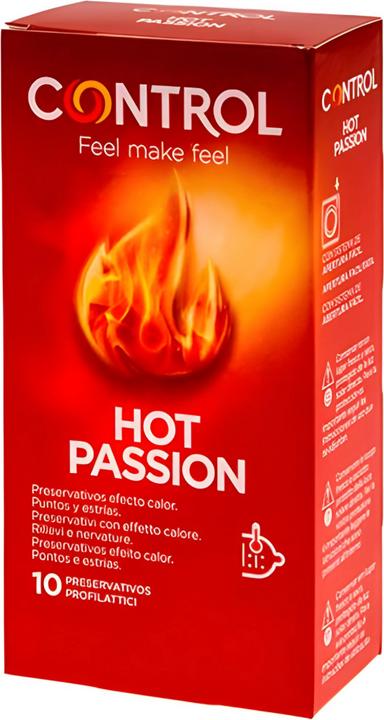 Control Hot Passion Preservativos Efecto Calor 10 Unidades (10 Stk.)