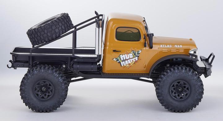 Produktbild RocHobby Scale Crawler Atlas Mud Master 4WD Gelb, ARTR, 1:10 (RTR Ready-to-Run)