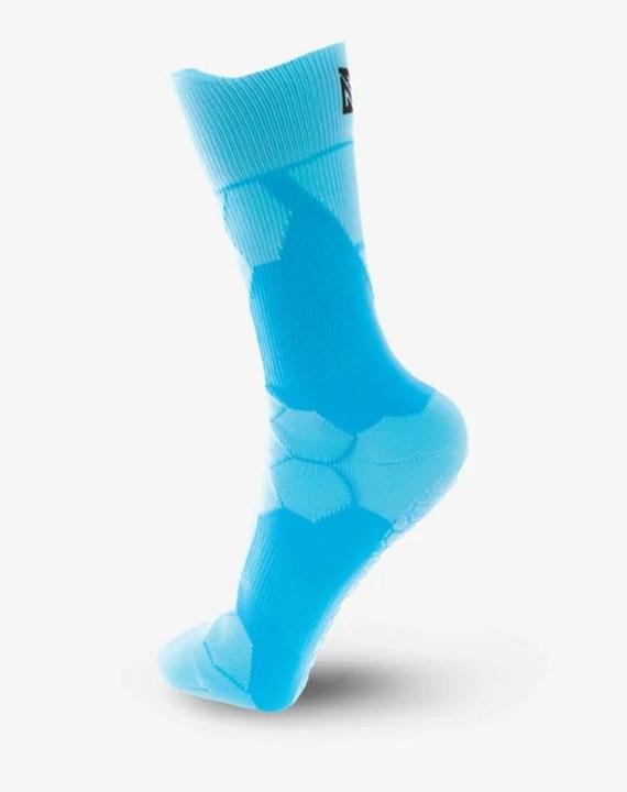 Immagine prodotto NovoSoxx Fussballsocken Gr. 42-47 Grip Socken Fussball Strümpfe GripSoxx Hellblau (42 - 47)