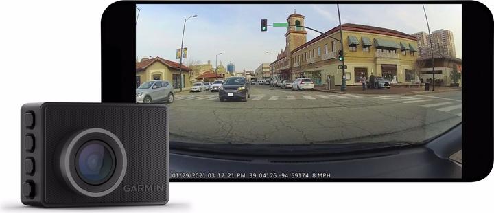 Produktbild Garmin Dash Cam 47 (Akku, WLAN, GPS-Empfänger, Full HD)