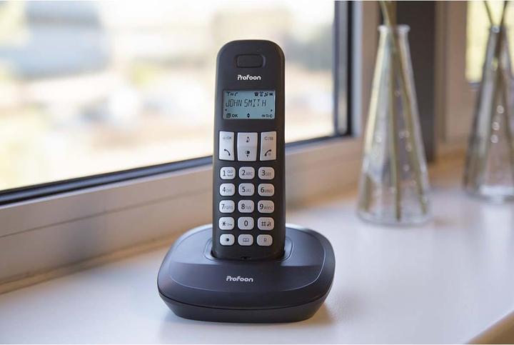 Produktbild Profoon DECT-Telefon mit 3 Mobilteilen, schwarz