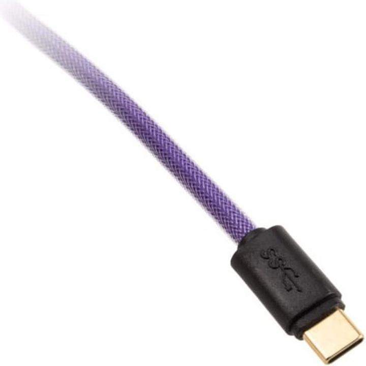 Image du produit Ducky Câble spiralé Premicord Joker, USB Type C vers Type A (1.80 m, USB 2.0)