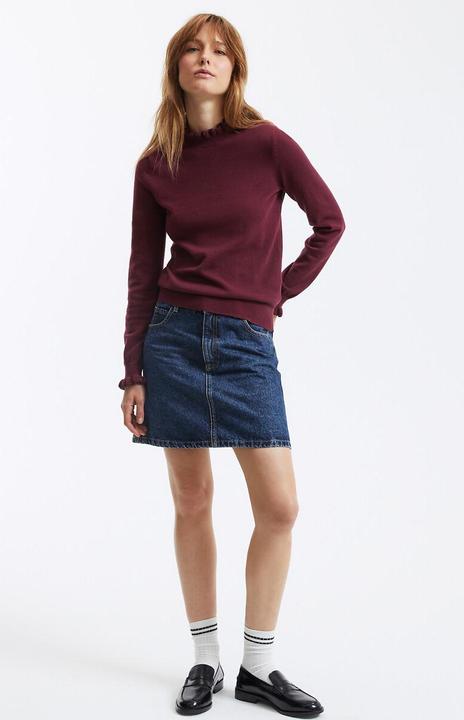 Immagine prodotto La Redoute Collections Maglia con colletto a balze e maniche lunghe (XS)