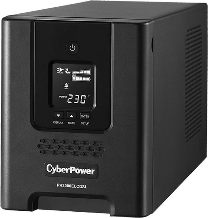 Actual product image Cyberpower PR3000ELCDSL 3000VA/2700W 36M Warranty Advance Exchange Service German Software VMWARE ready deut... (3000 VA, 2700 W, Line-interactive UPS)