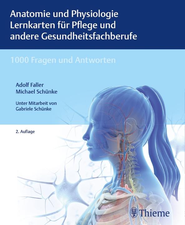 Actual product image Anatomie und Physiologie Lernkarten für Pflege und andere Gesundheitsfachberuf (German, Michael Schünke, Adolf Faller, 2019)