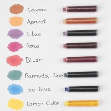 Actual product image Schneider Ink cartridge Callissima 6 pieces, Bermuda Blue (ink cartridges, Blue)