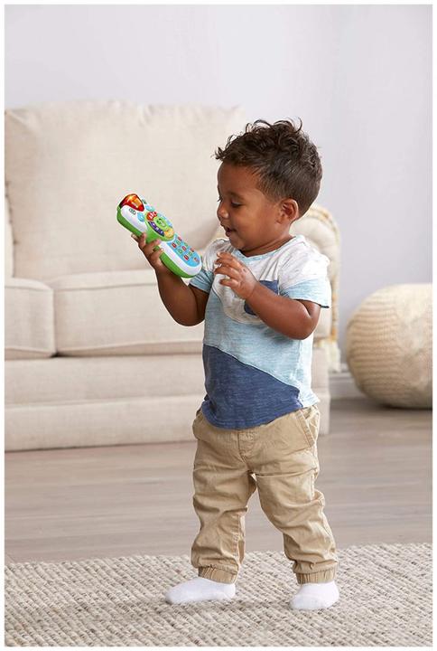 Actual product image VTech 606203 Leap Frog Baby Toy with Light and Songs Happy Remote Control (English Version) 6+ Month