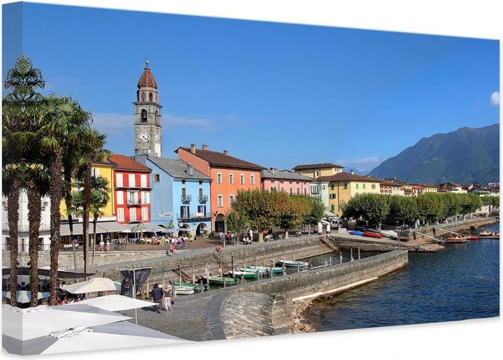 Produktbild Trenddeko Hafenpromenade am Lago Maggiore (200 x 130 cm)