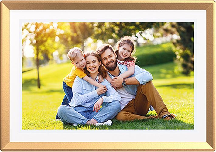 Arzopa D10 (gold) 10,1" digitaler Fotorahmen (10.10", 1280 x 800 Pixel)