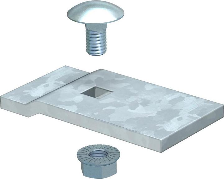 Actual product image OBO Bettermann LKS 60 4 FT Clamp for cable ladder ** LG110 60x30 St FT 6221122
