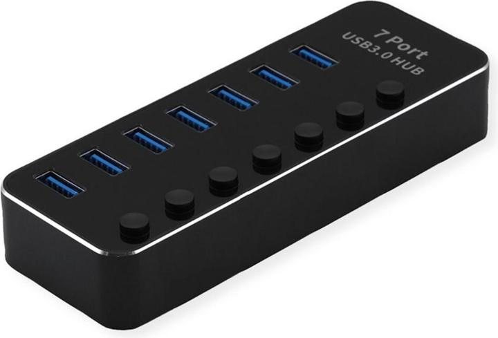 Produktbild Roline USB-hubs / -switches (USB-C, 7 Ports)
