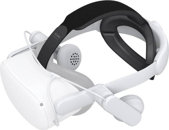 Actual product image KIWI design Comfort Audio Head Strap QA01 for Meta Quest 2 White